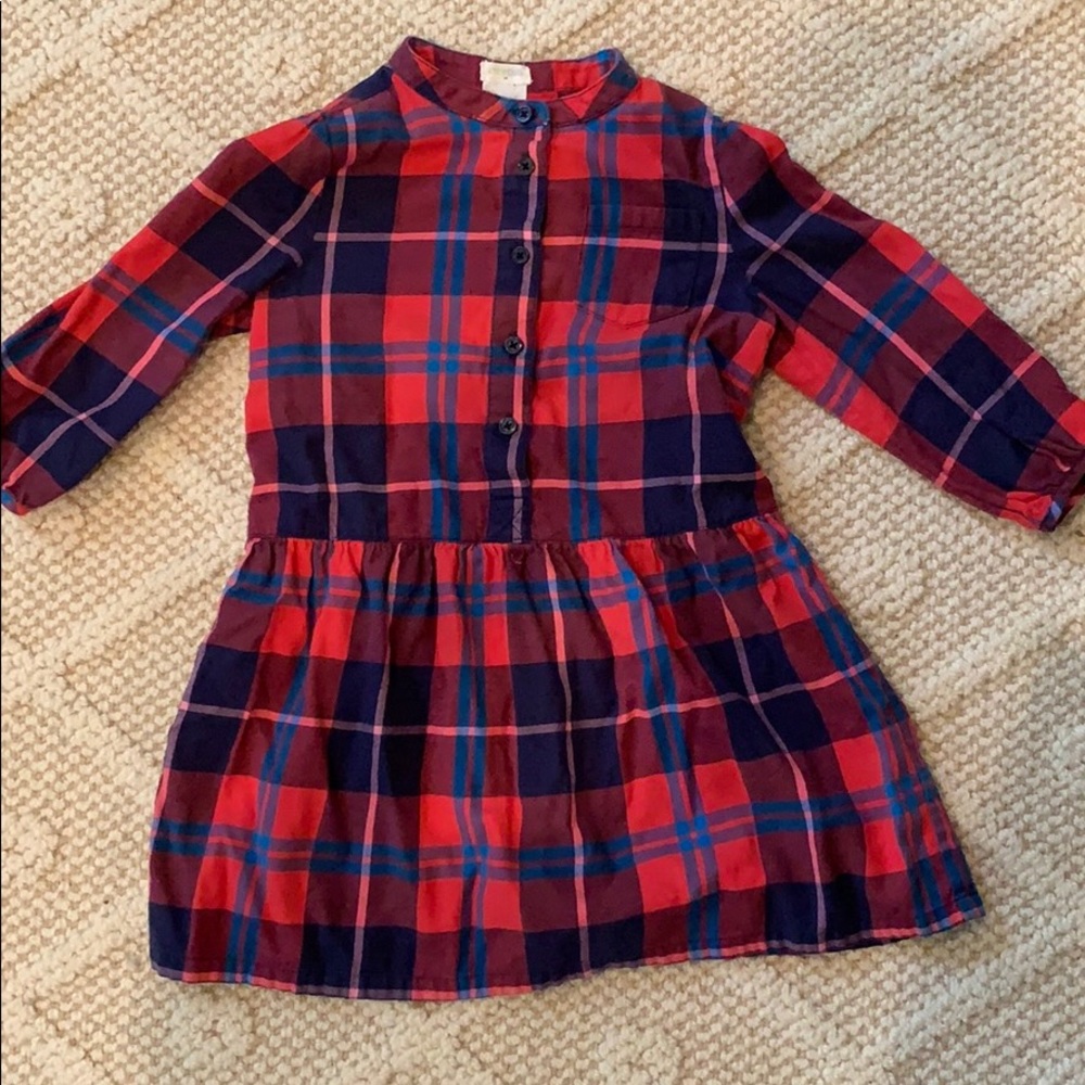 J Crew Crewcuts flannel dress